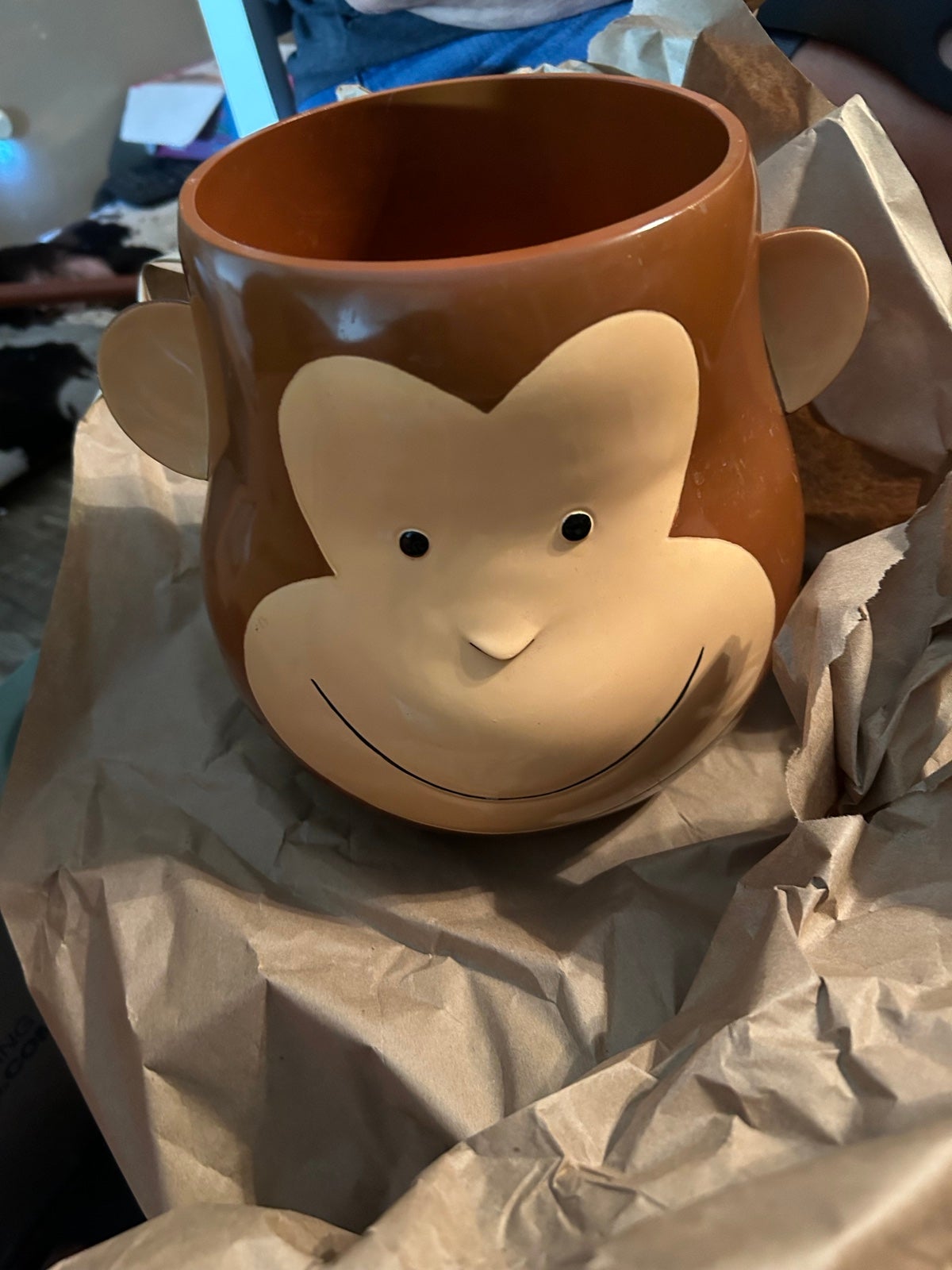 Large Curious George Display Jar/Bowl