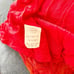 For Love & Lemons Silk Lace Overlay Dress Red Side Cutouts Long Sleeve V-Neck S
