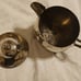 Vintage creamer and sugar bowl