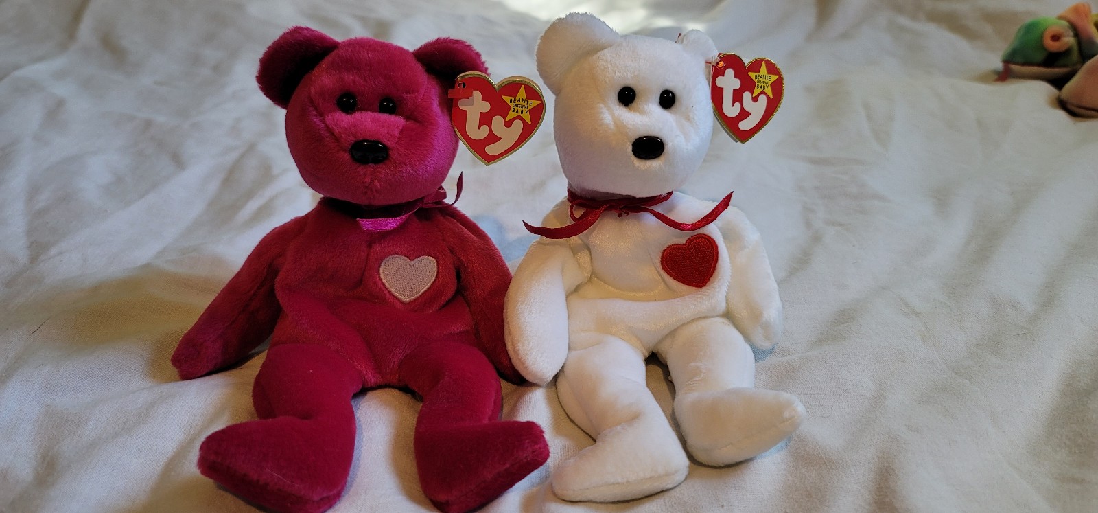 TY Beanie Babies Valentino & Valentina. Together or separate. Like new!