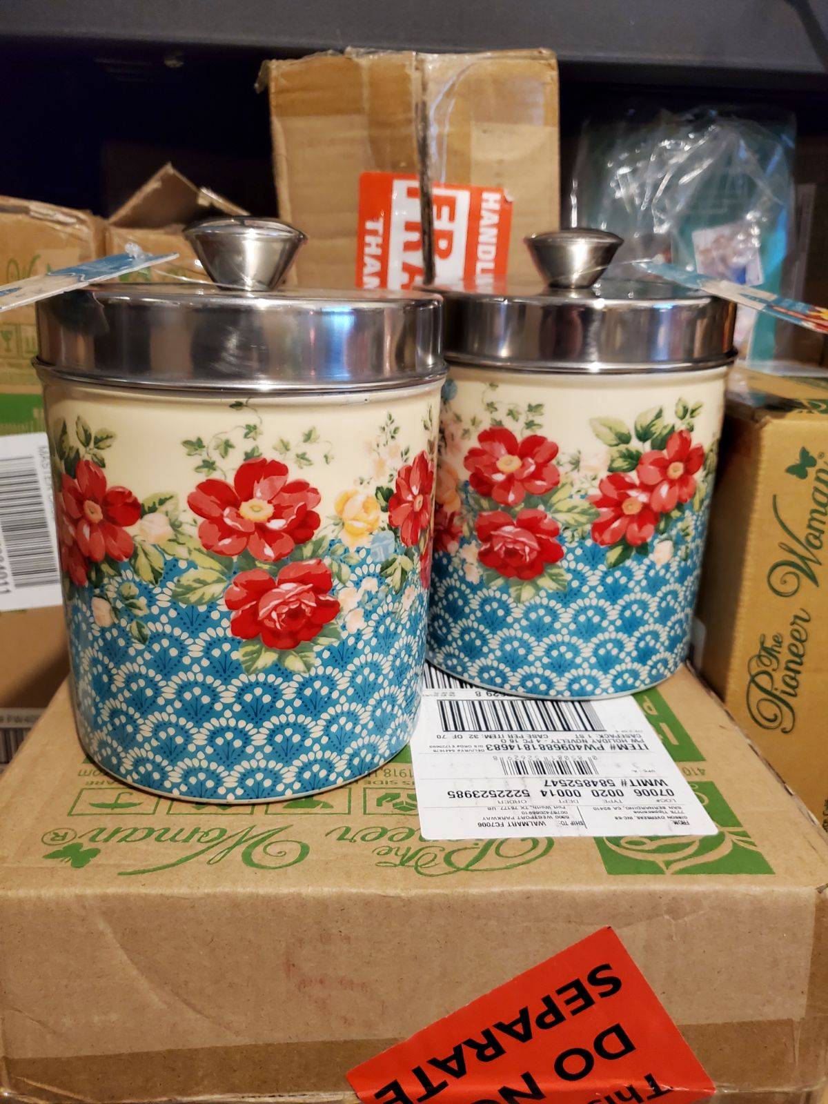 Pioneer Woman Treat jars