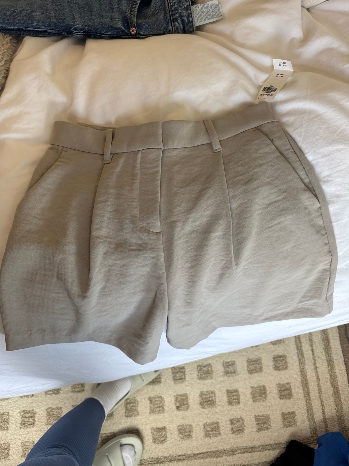 Abercrombie sloane shorts taupe
