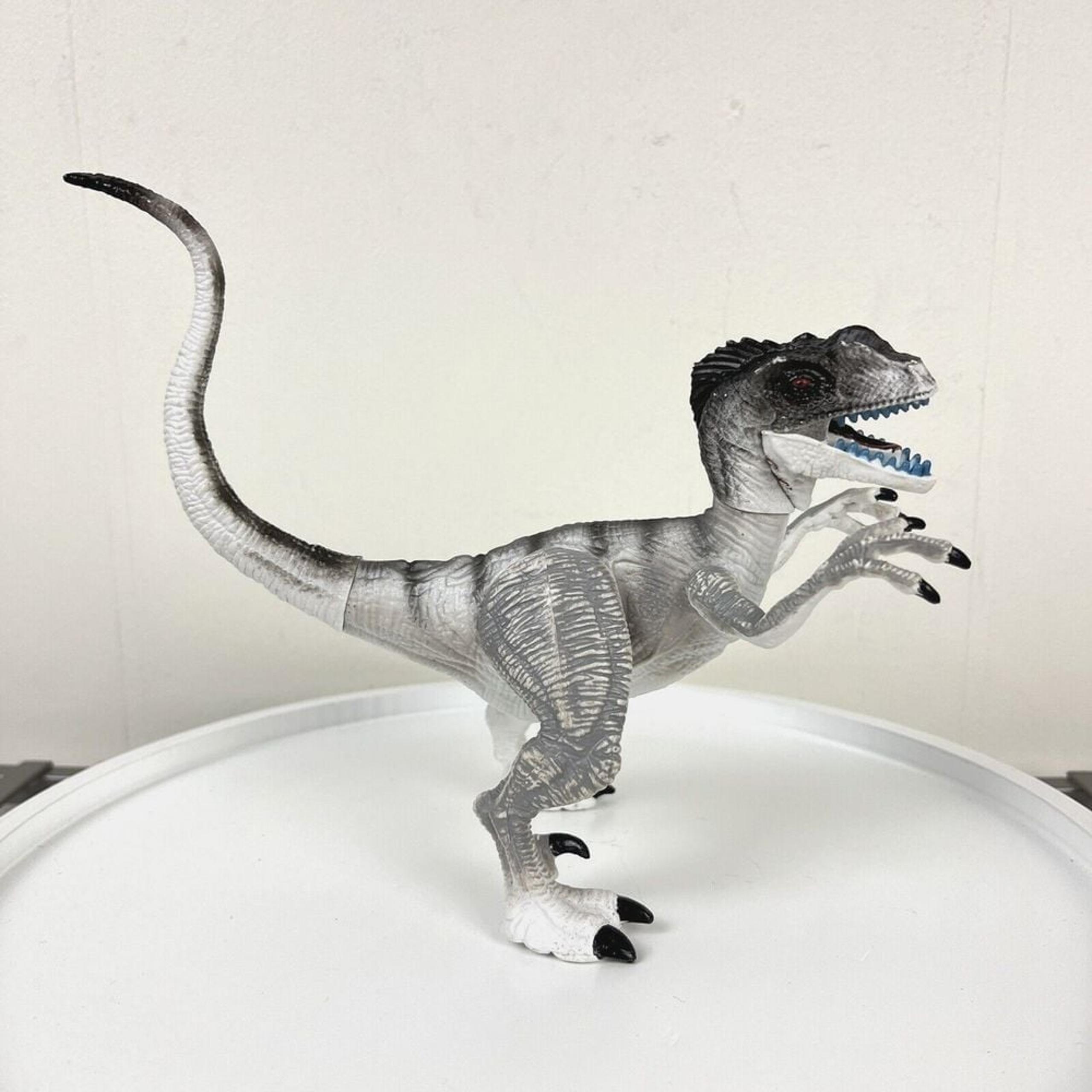 Kid Galaxy Dinosaur Toy Mini Figurine Velociraptor Poseable Figure KG22014Y