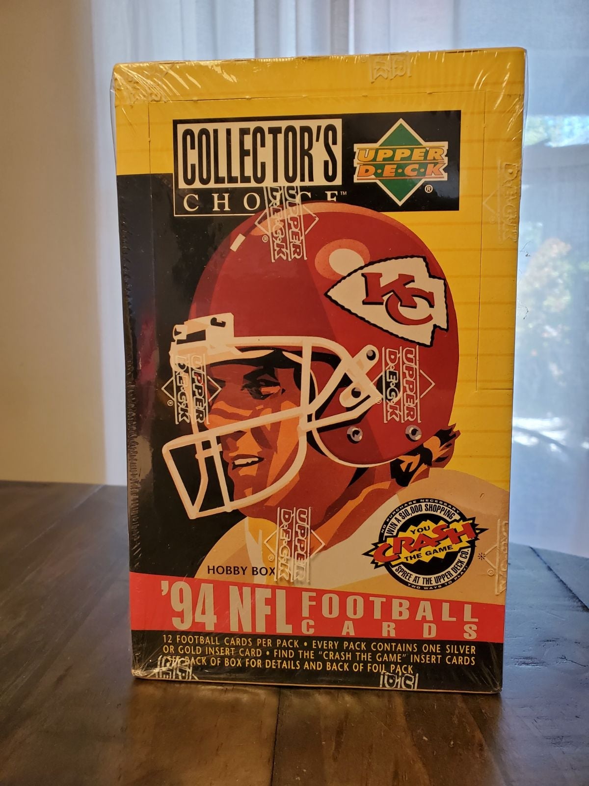 1994 sealed upper deck football hobby box