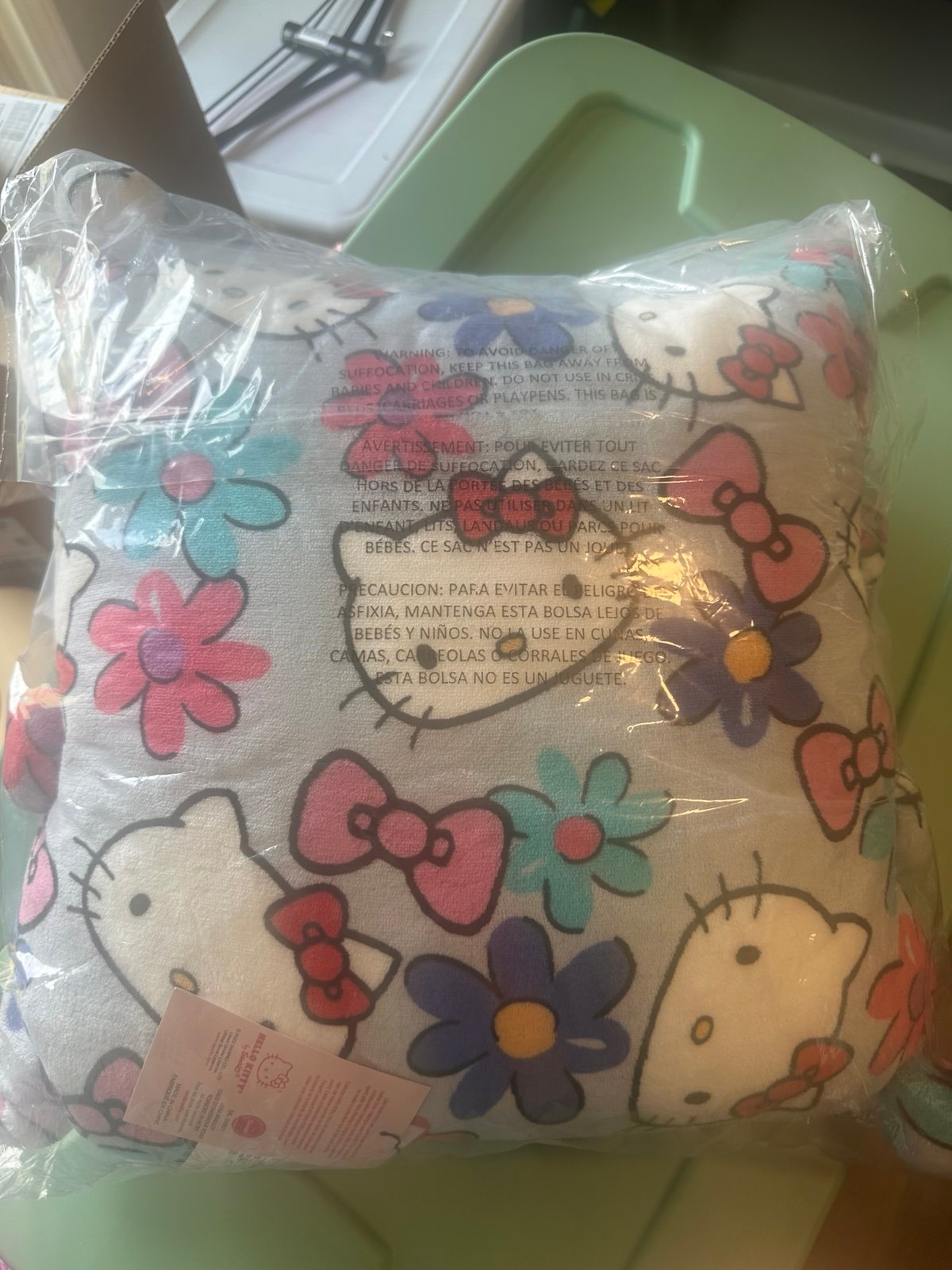 New Vera Bradley Hello Kitty Pillow