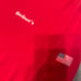 Vtg Andrew Rohan Red Redners Patch V Neck Sweater Mens M Supermarket Employee