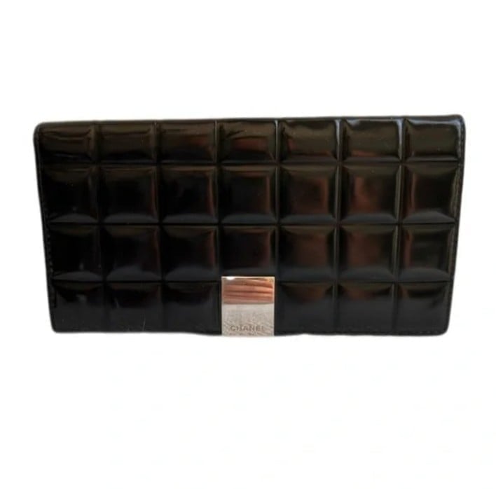 Chanel chocolate bar wallet