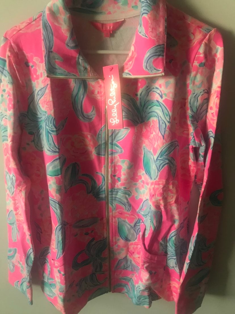 NWT lilly pulitzer zip up S