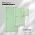 11-Piece Soft Cotton Bathroom Towel Set, Contains Bath Towels, Mint Green