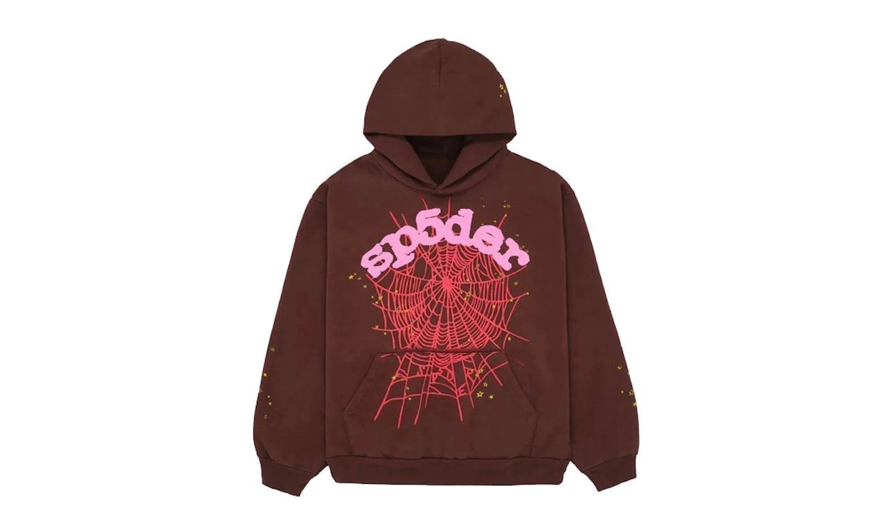 spider worldwide web hoodie “brown”