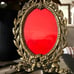 Vintage Brass Ornate photo frame olives & ribbon 8”x 5” ❤️