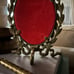 Vintage Brass Ornate photo frame olives & ribbon 8”x 5” ❤️