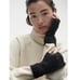NWT Zara knit mittens black