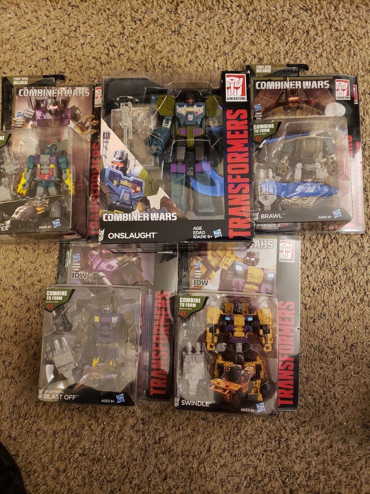 Transformers Combiner wars Bruticus set