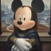 Disney Minnie Lisa by Maggie Parr Art Print Reproduction 16 x 20 Mouse