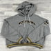Women's S The Wild Collective Heather Gray West Virginia Mountaineers Cropped