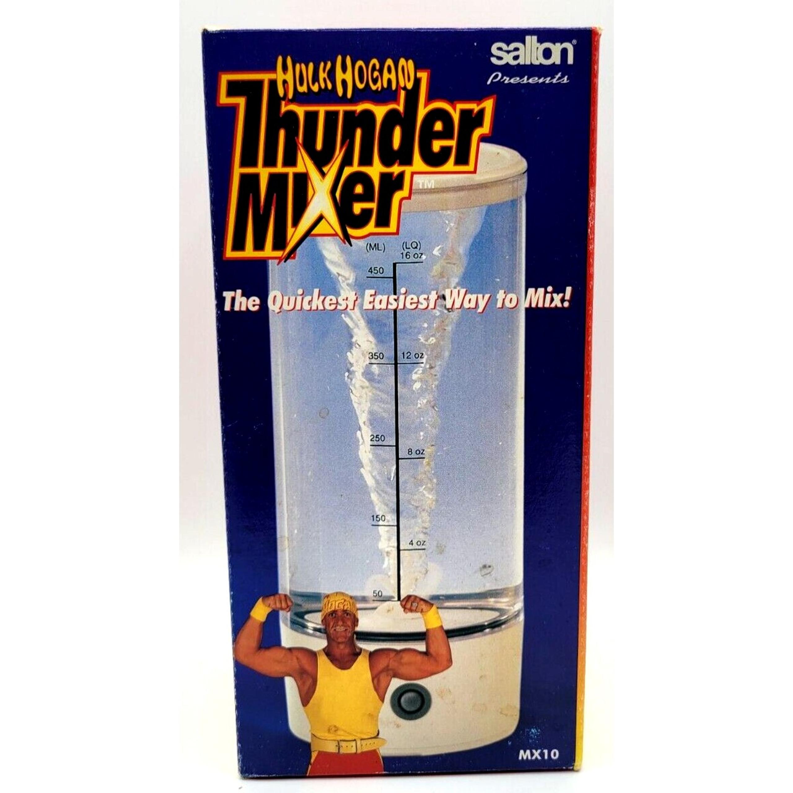 HULK HOGAN THUNDER MIXER MX10 LE SALTON WRESTLING NEW VINTAGE 1996 WWF WWE WCW