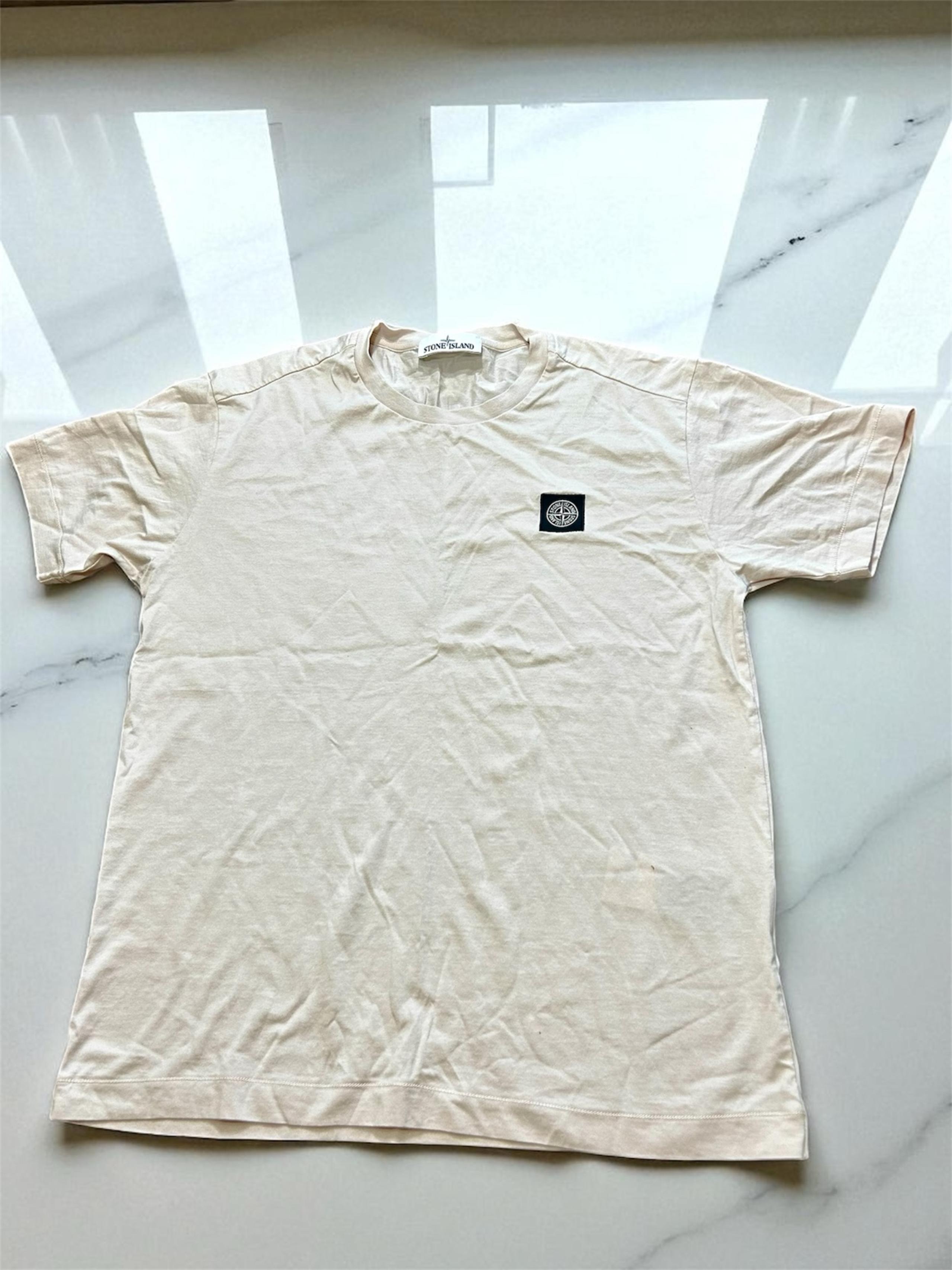 Stone Island Compass Patch Tee - Size M