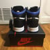 Nike air jordan 1 royal toe 1 GS sizes
