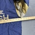 Vintage Notre Dame Logo Athletic Puffer Jacket Blue Gold Size Large Hooded-Read