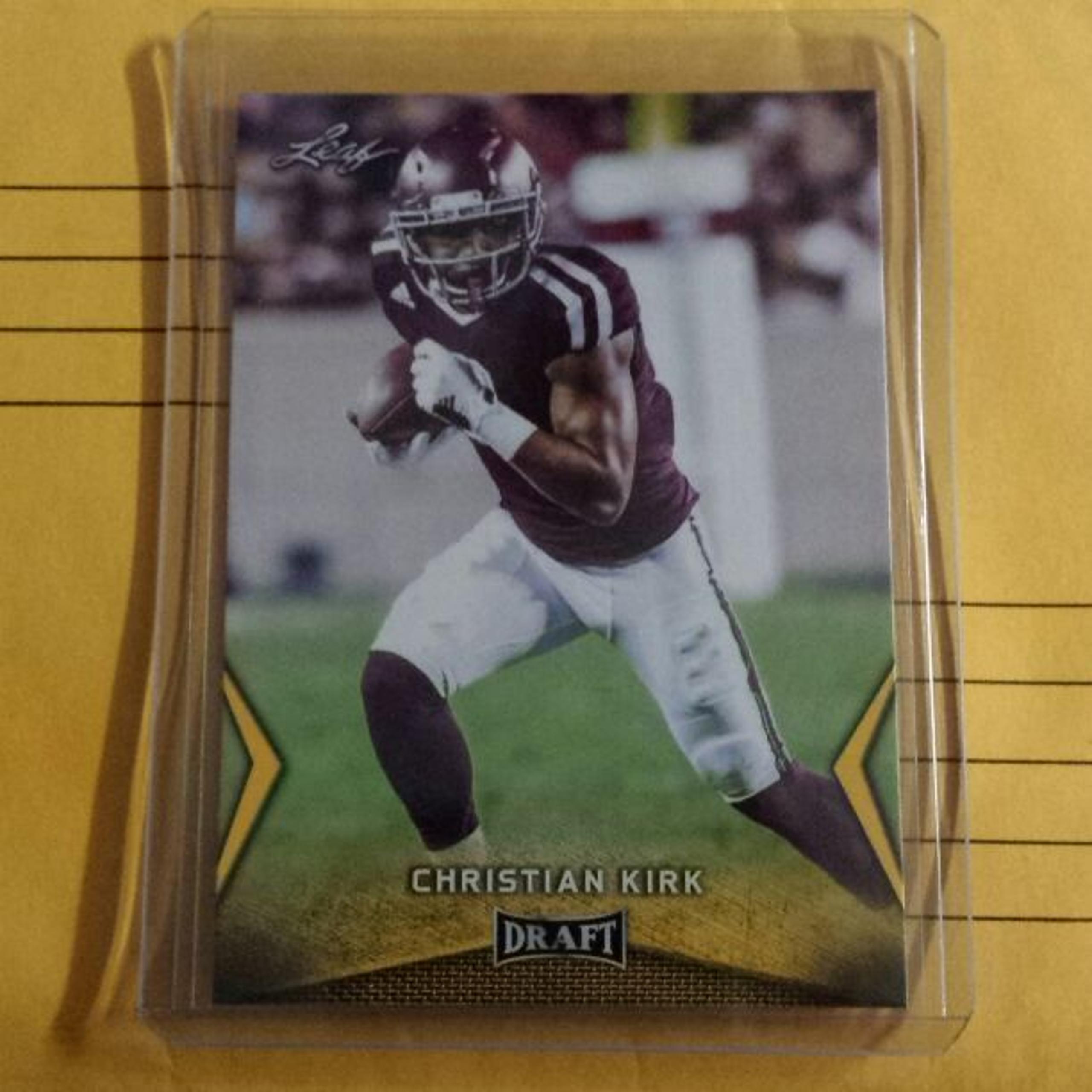 2018 Texas A&M Christian Kirk RC SP gold