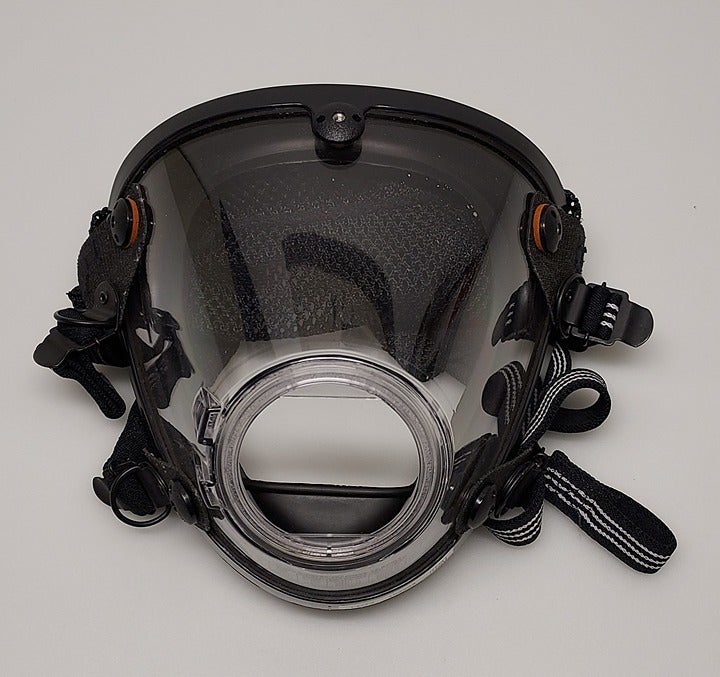 SCOTT-O-VISTA FULL FACE FACEPIECE HARDCOATED MASK ASSEMBLY SIZE LARGE NOS