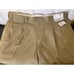 NEW Louis Raphael Tailored Shorts Men’s Sz 42 Classic Pleated beige khaki