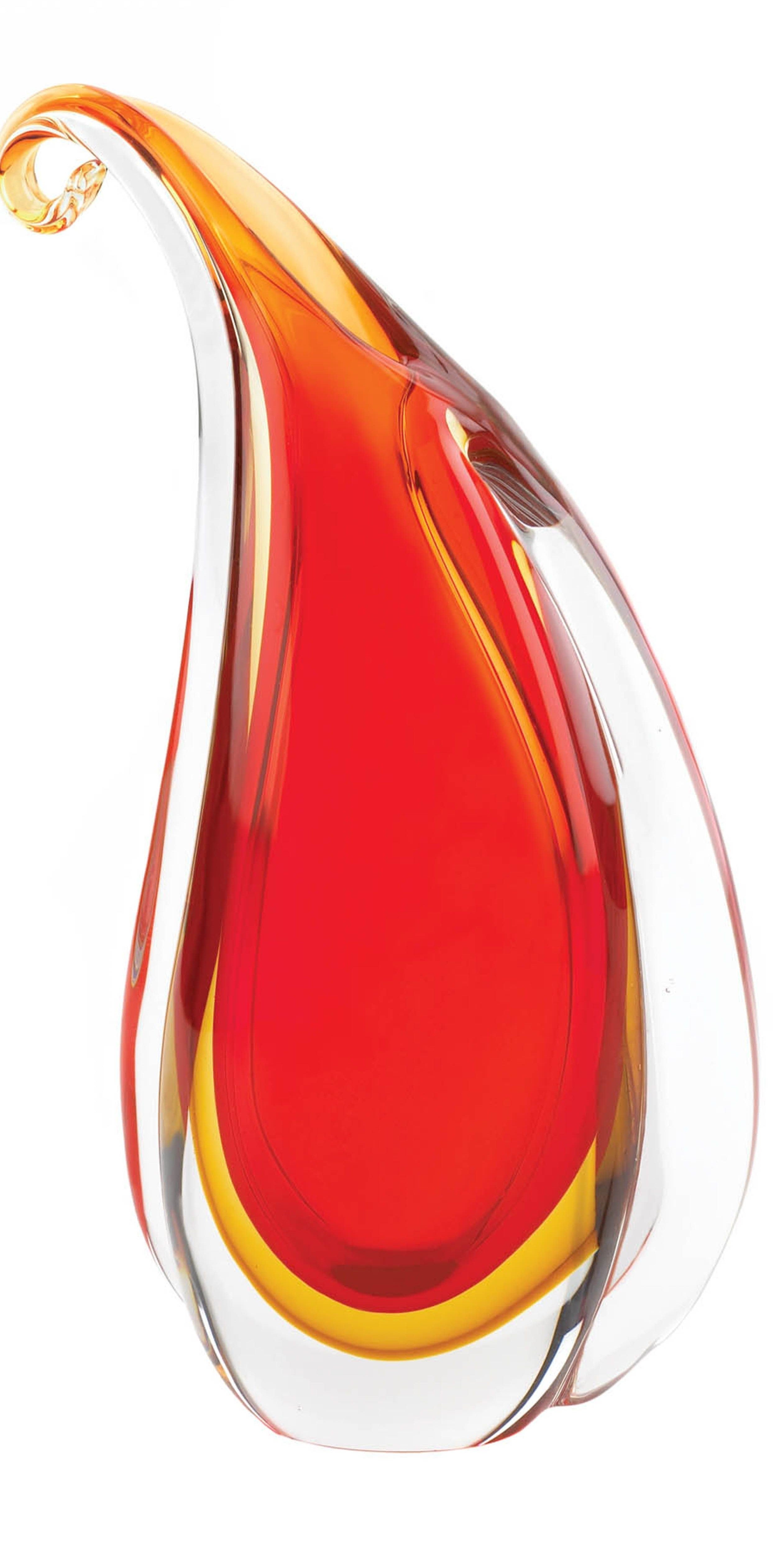 Red vase