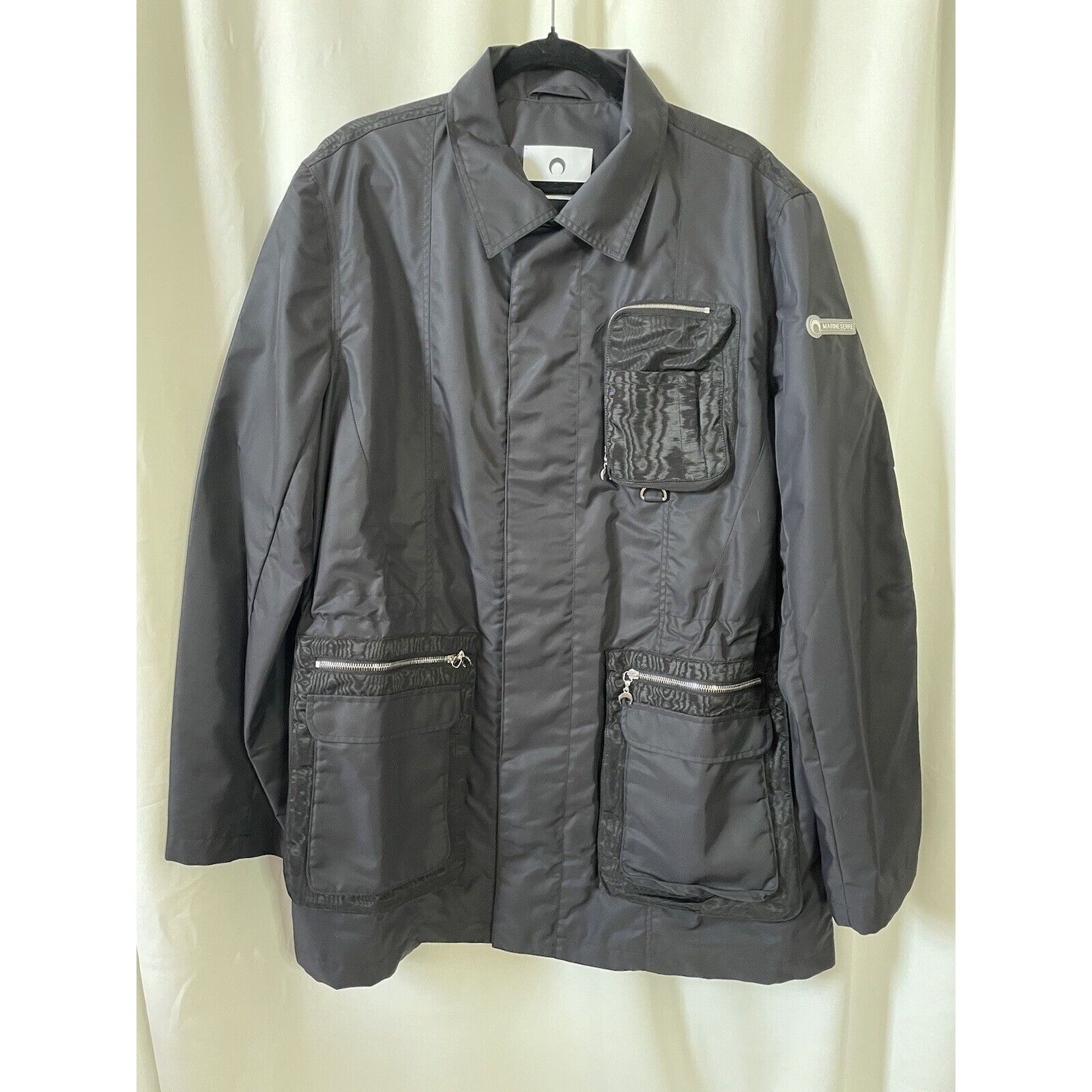 SS21 Marine Serre Amor Fati First-Aid Survival Black Jacket Size M