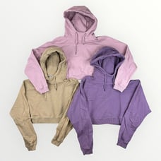 ECHT Apparel Crop Hoodies Bundle Womens Athletic Stretch Pullovers 3D Spellout M