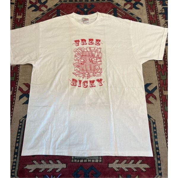 Support 81 Free Ricky Shirt Hells Angels White XL AS IS READ