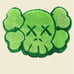 KAWS Green Variant Skull (48x48in)