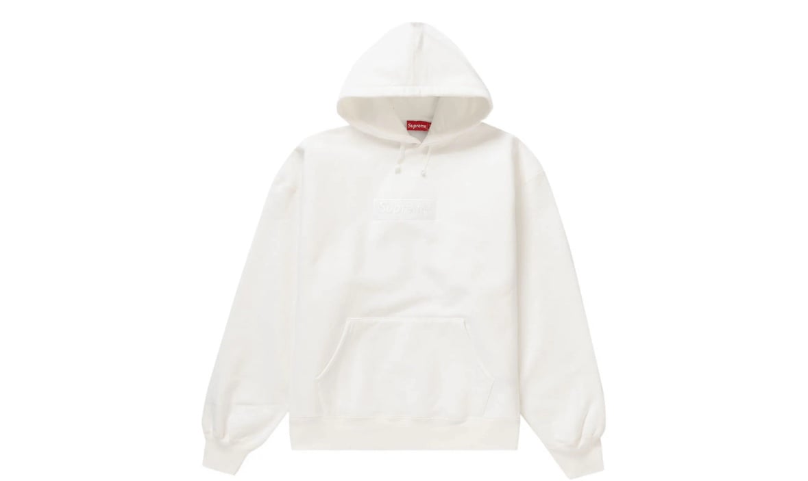 Supreme Box Logo Hooded Sweatshirt White FW23 Supreme Box Logo Hooded Sweatshirt White FW23