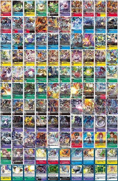 XROS ENCOUNTER [BT-10] DIGIMON CARD GAME BOOSTER NEAR COMPLETE