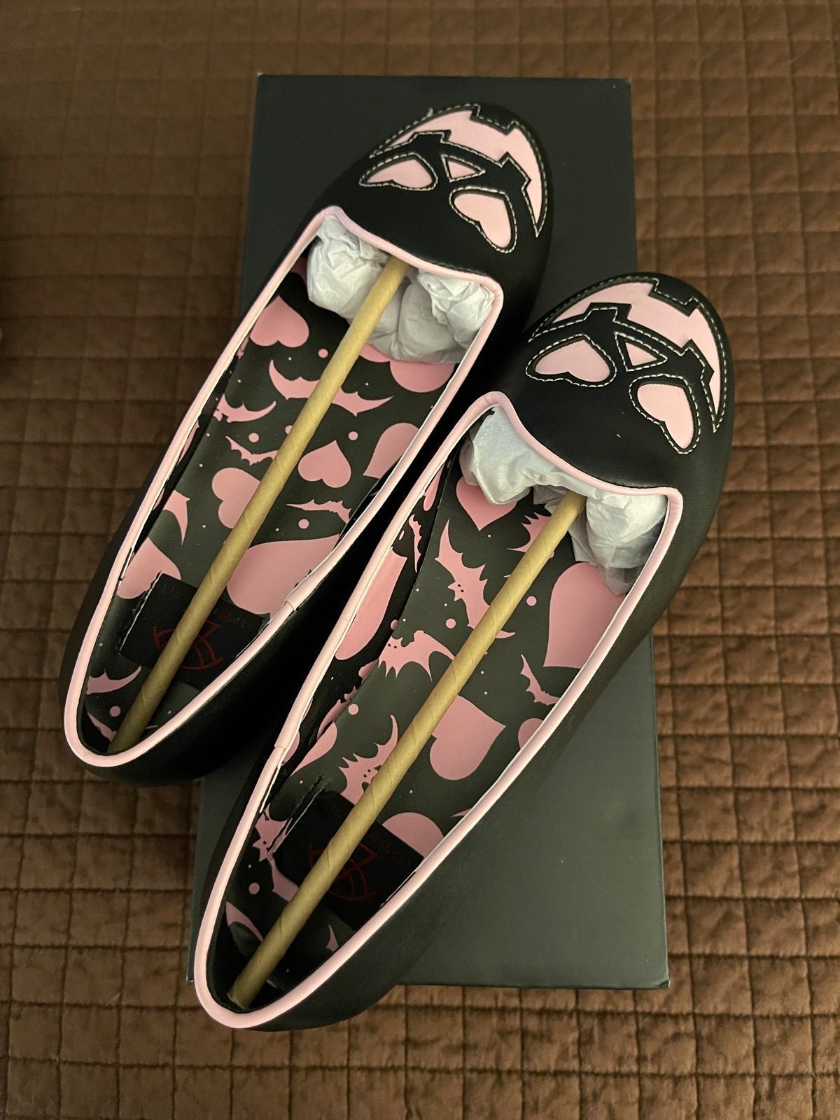 Strangecvlt Lydia Jack Heart Flats W8