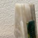 Pair Of Vintage Bookends White Onyx W/ Aztec Medallion Mayan Green Stone Emblem