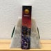 Pair Of Vintage Bookends White Onyx W/ Aztec Medallion Mayan Green Stone Emblem
