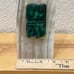 Pair Of Vintage Bookends White Onyx W/ Aztec Medallion Mayan Green Stone Emblem