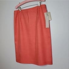 NWT Worth 12 Primrose Pink Skirt Pure Silk
