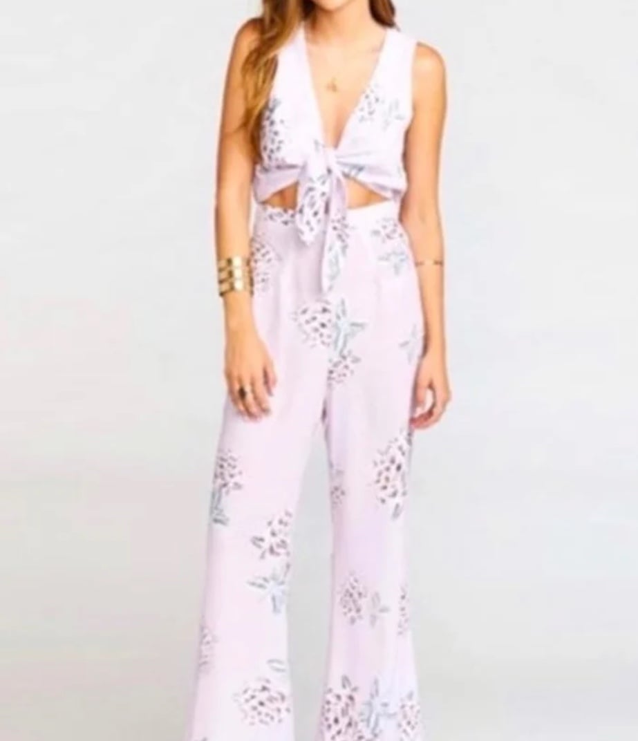 Show Me Your Mumu Jackson Lilac Jumpsuit Revolve NWOT retails 218