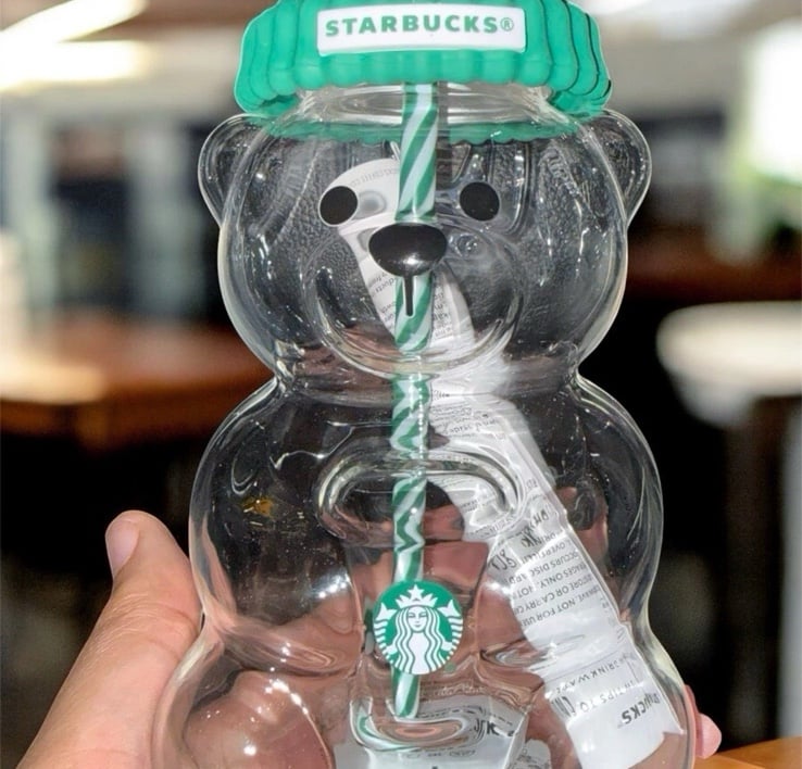 Starbucks glass bearista cup 20oz 2025 Limited Edition