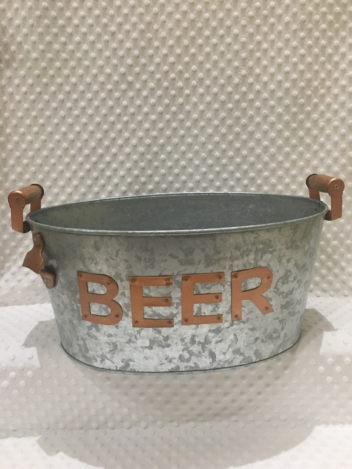 Metal Beer Bucket With bottle opener
