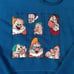 VINTAGE DISNEY SEVEN DWARVES FLEECE HOODIE! EUC! L