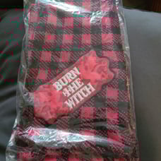 Burn the witch scarf