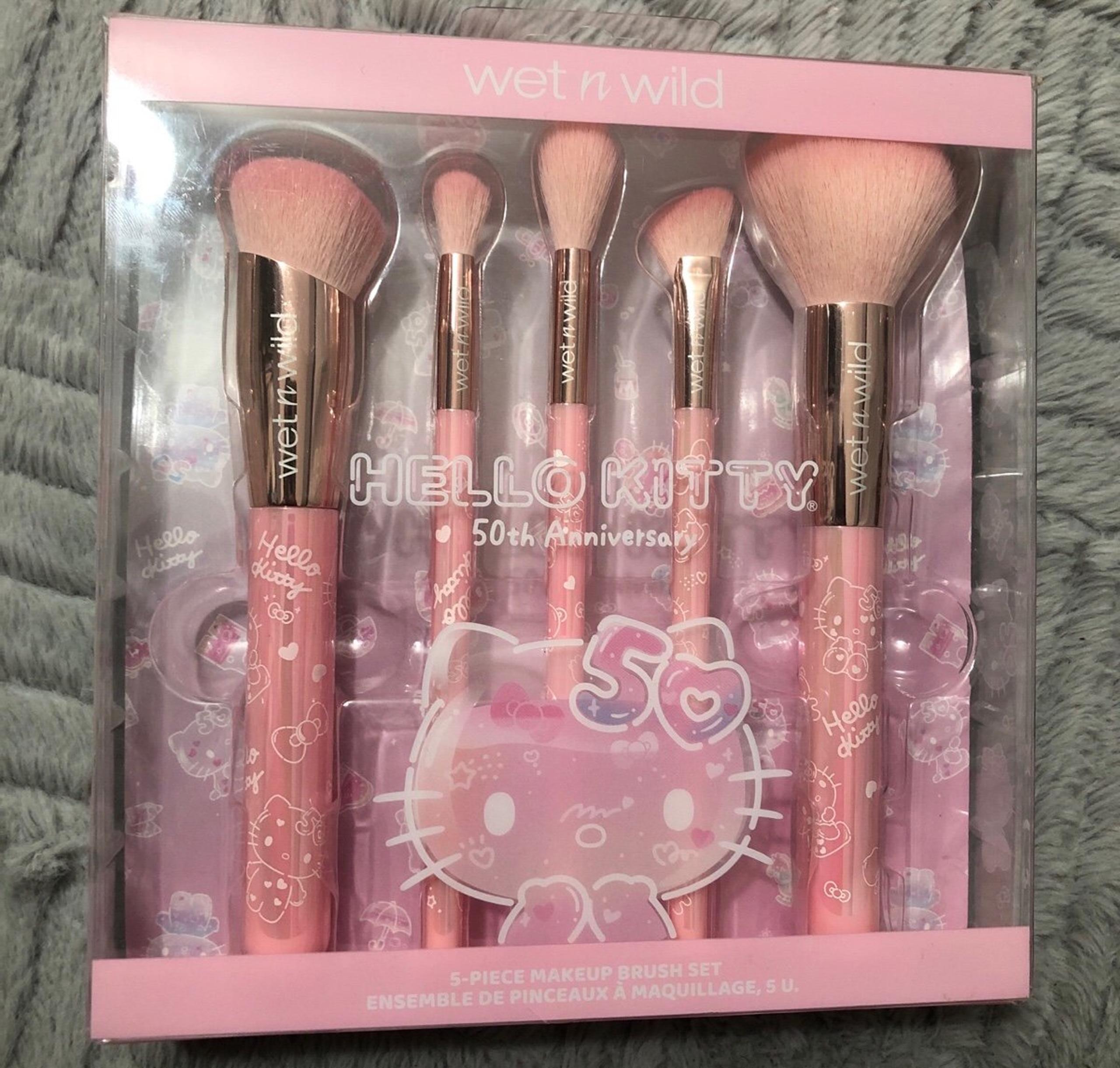 Hello Kitty X Wet n Wild brush set 50th anniversary