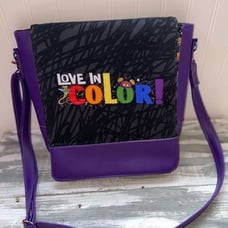 Love in color mighty messenger bag