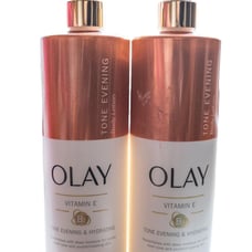 2 Pack Olay Tone Evening & Deep Hydrating Vitamin E & B3 Body Lotion 17fl oz NEW