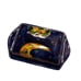 Celestial Moon Lemons Italian Hand Painted Butter Dish Lid Cobalt Pottery Rare