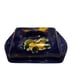 Celestial Moon Lemons Italian Hand Painted Butter Dish Lid Cobalt Pottery Rare