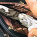 Black Pebble Textured Padlock Satchel